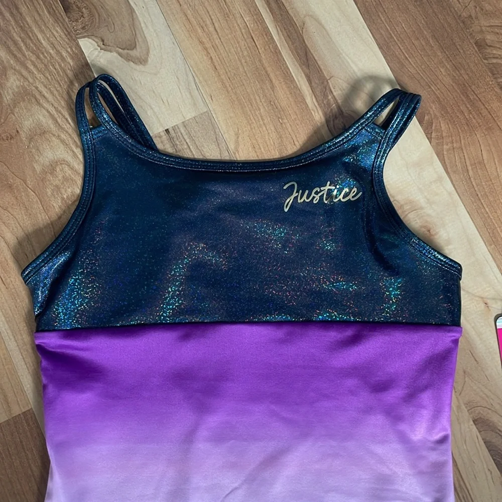 Justice Ombre Macrame Back Leotard - Various Sizes - Picture 2 of 10